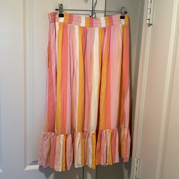 ModCloth x Collectif Striped Midi Skirt - Picture 2 of 3